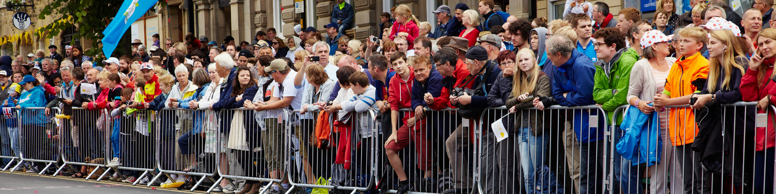 SmartWeld barriers used at the Tour de France