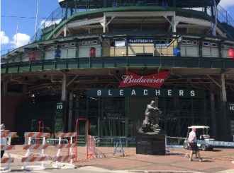 Barriers at Wrigley stadium