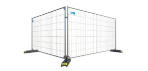 st25cp temporary fencing on white background