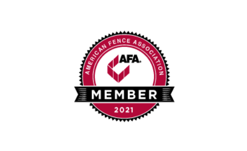 Badge confirming ZND's membership of the American Fence Association